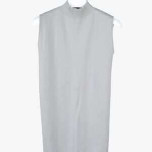 Rick Owens FW/14 "Moody" Grey Knit Sleeveless Turtleneck